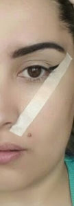 Bant ile Eyeliner Nasıl Çekilir - Kolay Kalın Eyeliner Çekme Resimli Anlatım