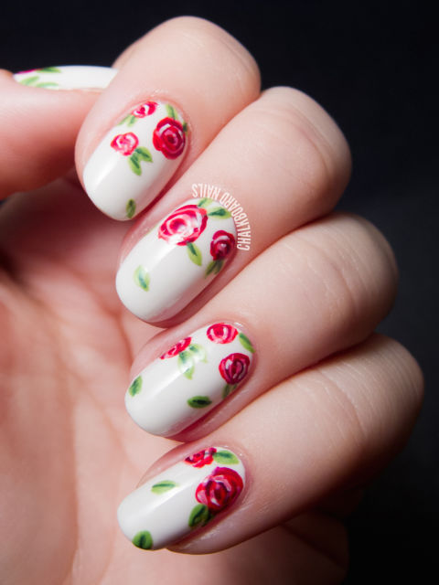 sweet-rose-floral-print-nail-art_1