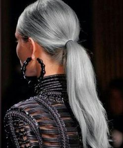 Neva Premium Set Saç Boyası Gümüş Gri ve Gri Ombre Saç Modelleri