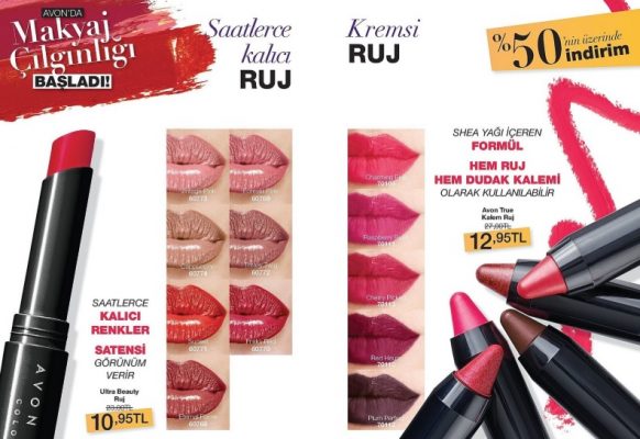 Hangi Avon Ruju Size Göre? Avon Rujları İncelemeleri Ultra Beauty Ruj ruj trendleri Ruj İncelemeleri Color Trend Lip Stix Ruj Color Trend Infinity Ruj Avon True Perfectly Mat Ruj Avon True Kalem Ruj avon rujları Avon Luxe Couture Cream Ruj Hangi Avon Ruju Size Göre? Avon Rujları İncelemeleri